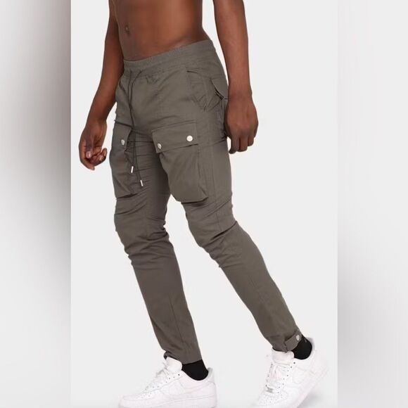 NWT Club Paradise Culture Kings Unisex Gray Resort Cargo Pants - Size Large - Picture 5 of 10